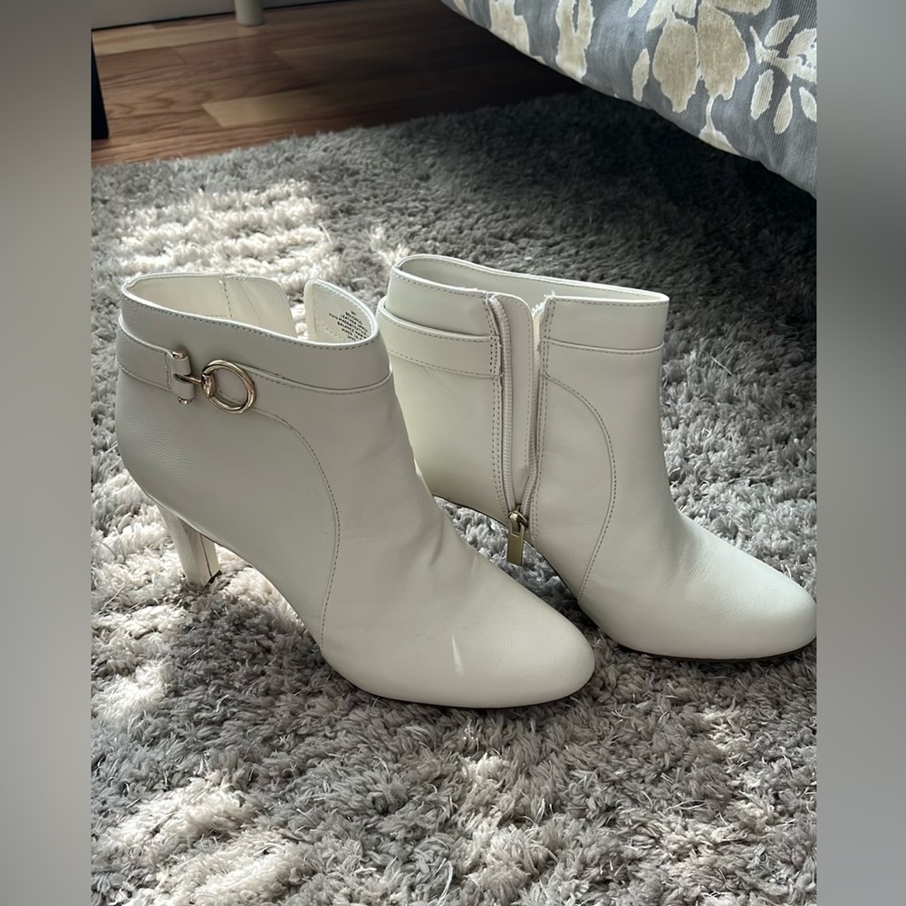 White booties